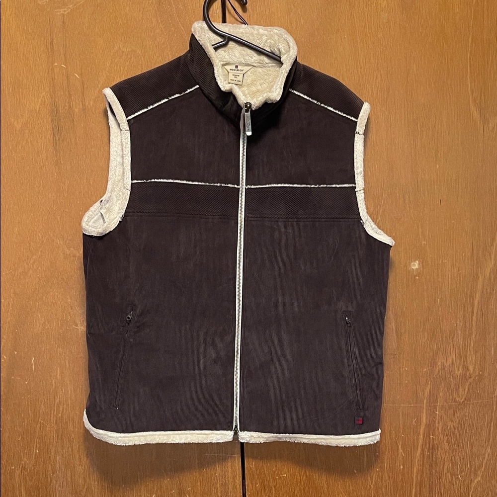 Vintage Woolrich Brown Corduroy Vest